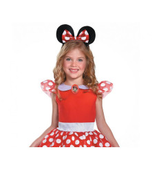 Costum Minnie Mouse rosu pentru copii 2 ani 92/104