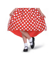 Costum Minnie Mouse rosu pentru copii 2 ani 92/104