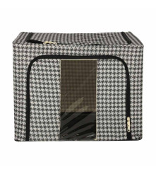 Organizator de dulap sau sertar cu rama, alb- negru, 100L