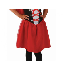 Costum carnaval pentru copii, Scufita Rosie marime 130/140 cm ( 8-10 ani)