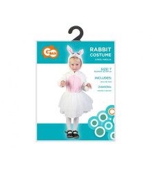 Costum carnaval Iepuras pentru copii, mărimea 92-104 cm ( 3- 4 ani)