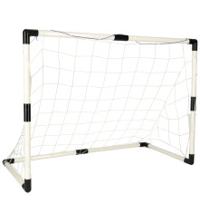 Set 2 porti de fotball 2 în 1 pentru copii cu minge si pompa,  95x48x70cm