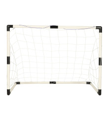 Set 2 porti de fotball 2 în 1 pentru copii cu minge si pompa,  95x48x70cm