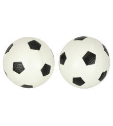 Set 2 porti de fotball 2 în 1 pentru copii cu minge si pompa,  95x48x70cm