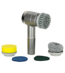 Perie electrica de curatare cu led 5 in 1, pentru podeaua baii, rosturile piscinei