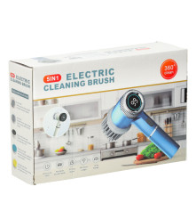 Perie electrica de curatare cu led 5 in 1, pentru podeaua baii, rosturile piscinei