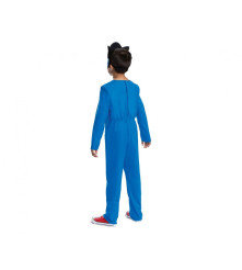 Costum carnaval Ariciul Sonic pentru copii, albastru, marime L (10-12 ani)