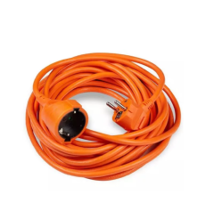 Cablu prelungitor Zelux, lungime 20m cu 1 priza, portocaliu