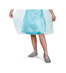 Costum carnaval Elsa Basic Plus - Frozen pentru copii, albastru, marime S (5- 6 ani)
