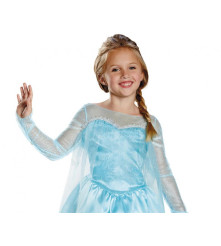 Costum carnaval Elsa Classic- Frozen pentru copii, marime XS ( 3-4 ani)