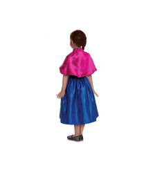 Costum carnaval printesa Ana - Frozen pentru copii, marime S ( 5-6 ani)