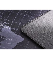 Mouse pad XXL pentru birou cu harta lumii, 40x90cm