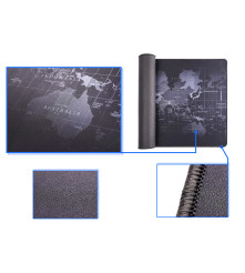 Mouse pad XXL pentru birou cu harta lumii, 40x90cm