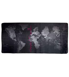 Mouse pad XXL pentru birou cu harta lumii, 40x90cm
