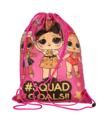Sac Sport pentru copii, model LOL Surprise, roz, 42x34cm