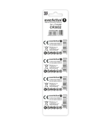 Set 4 baterii litiu mini everActive CR3032
