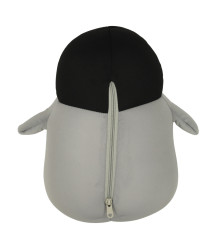 Perna gat pentru calatorii 2 in 1, model pinguin, 39 x 34 cm
