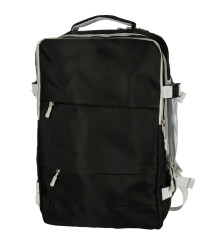 Rucsac de calatorie pentru avion, cablu USB impermeabil 45x16x28cm, negru