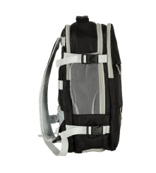 Rucsac de calatorie pentru avion, cablu USB impermeabil 45x16x28cm, negru