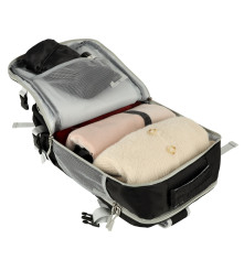 Rucsac de calatorie pentru avion, cablu USB impermeabil 45x16x28cm, negru