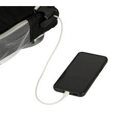 Rucsac de calatorie pentru avion, cablu USB impermeabil 45x16x28cm, negru