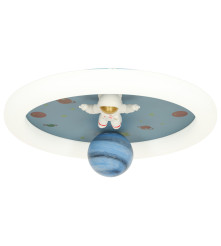 Lampa de tavan LED Lumela Astronaut pentru camera copiilor, 50 cm, intensitate reglabila cu telecomanda