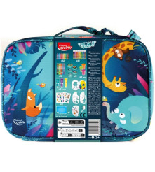 Set creativ pentru copii Prima mea valiza Maped Jungle Fever, cu accesorii artistice