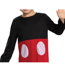 Costum carnaval pentru copii Mickey Mouse Classic ( licentiat), marime S (5-6 ani)
