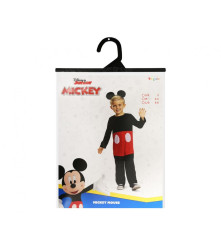 Costum carnaval pentru copii Mickey Mouse Classic ( licentiat), marime XXS ( 2 ani )