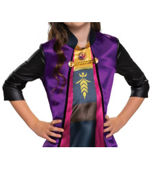 Costum Carnaval printesa Anna Basic - Frozen 2 ( licentiat) pentru copii, marime M (7-8 ani)