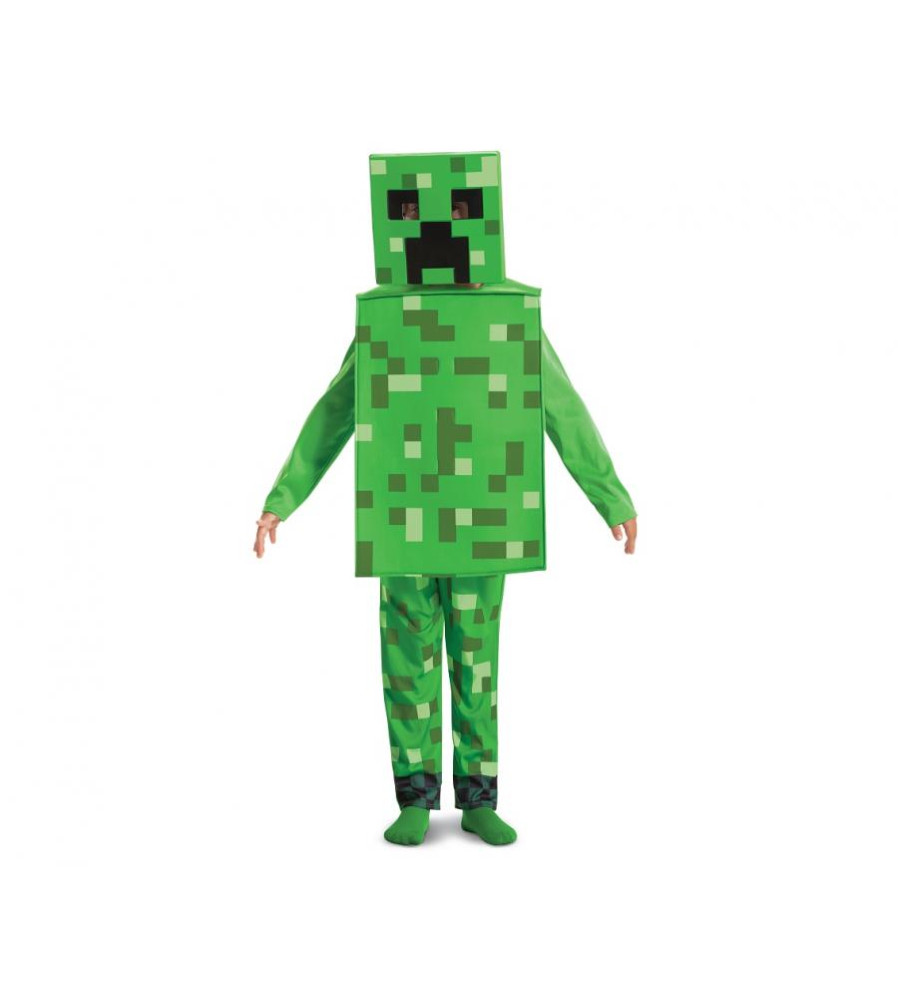 Costum Clasic Creeper - Minecraft , marimea XS (3-4 ani)