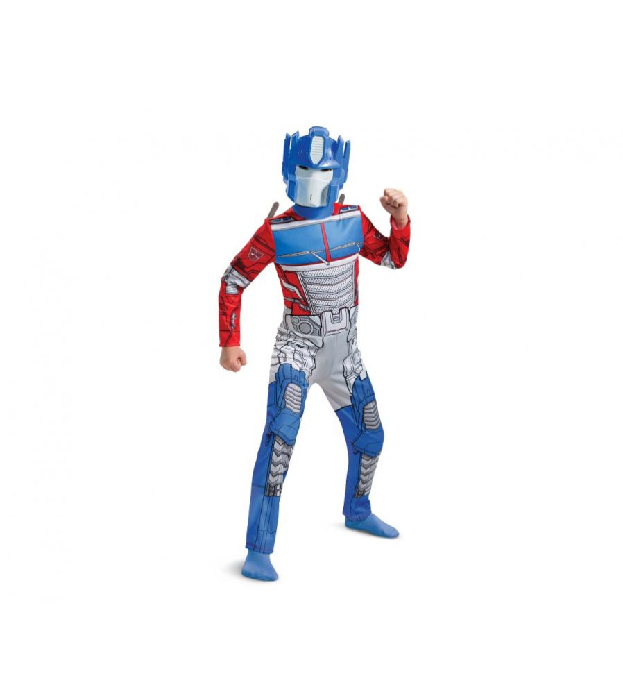 Costum Optimus - Transformers pentru baieti, marimea S (4-6 ani)