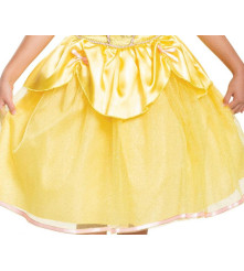 Costum carnaval pentru copii printesa Belle Deluxe, marime M ( 7-8 ani)