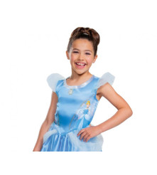Costum carnaval Printesa Cenusareasa Basic Plus -Disney pentru copii, marime M  (7-8 ani)