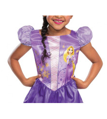 Costum carnaval printesa Rapunzel Basic pentru copii, marime M (7-8 ani)