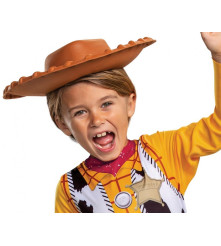 Costum carnaval Toy Story 4 - Woody pentru copii ( licentiat), marime M (7-8 ani)