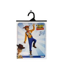 Costum carnaval Toy Story 4 - Woody pentru copii ( licentiat), marime M (7-8 ani)
