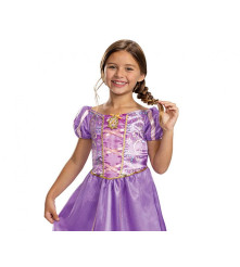 Costum Rapunzel Classic - Tangled Princess pentru fete, marimea XS (3-4 ani)