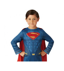 Costum carnaval Superman cu muschi pentru copii, Marime M (7-8 Ani)