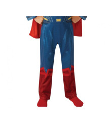Costum carnaval Superman cu muschi pentru copii, Marime M (7-8 Ani)