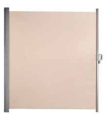 Copertina laterala retractabila pe terasa sau gradina, 180 x 400 cm, Bej