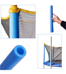 Set 12 bucati protectie pentru stalpi de trambulina, tubulara, din spuma protectoare