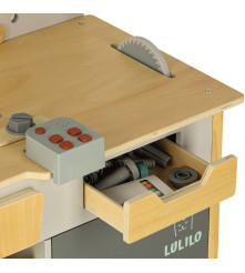 Atelier Lemn pentru copii LULILO cu unelte si sunete 86 cm