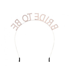 Tiara Metalica BRIDE TO BE, culare Rose Gold