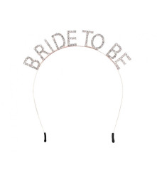 Tiara Metalica BRIDE TO BE, culare Rose Gold