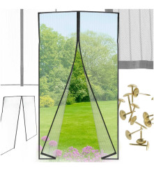 Plasa Magnetica 100 x 210cm pentru usa, autoinchidere, anti-insecte