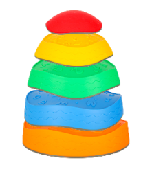 Set 5 pietre senzoriale pentru copii, echilibru ( sosea senzoriala)