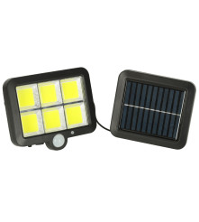Lampa solara LED cu telecomanda si senzor de miscare IP65 120 LED