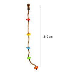 Coarda de Catarat pentru Copii 200 cm cu Discuri Antiderapante