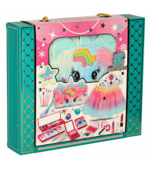 Set de machiaj pentru copii cu tema unicorn, 22 elemente, pentru fetite 3-12 ani